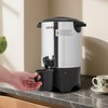 VEVOR Commercial Coffee Urn, 30 Cup 4.5 L Hot Beverage Dispenser with Dripless Faucet, Quick-Brewing Commercial Coffee Maker, Silver - 2 of 4