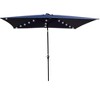 CAVINAS 10 x 6.5FT Patio Umbrella with LED Light and Crank,8 Ribs Market Patio Umbrella with Push Button for Backyard,Poolside,Deck - 2 of 4
