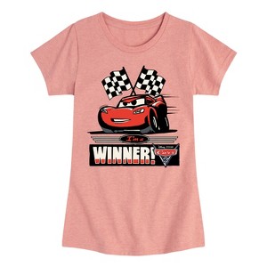 Girls' - Cars -  Fitted Short Sleeve Graphic T-Shirt - 1 of 4