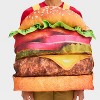 Kids' and Adult Hamburger Halloween Costume One Size - Hyde and EEK! Boutique™ - 3 of 3