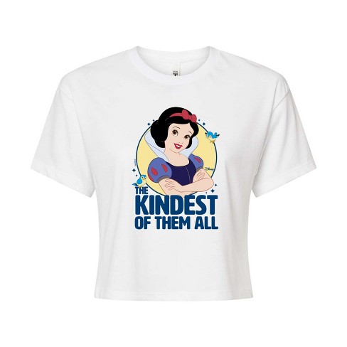 Women's - Disney Princess - Snow White The Kindest Of Them All Cropped Graphic T-Shirt - image 1 of 4