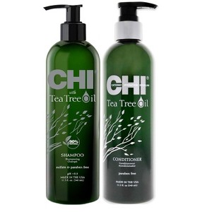 CHI Tea Tree Oil Shampoo & Conditioner (11.5 oz DUO SET) – Nourishing & Revitalizing – Sulfate-Free - 1 of 4