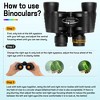UBSSO High Powered 80x80 Binoculars for Adults, HD Vision with 50mm Large Lens for Bird Watching, Hunting & Stargazing QQ-BO-01 - 3 of 4