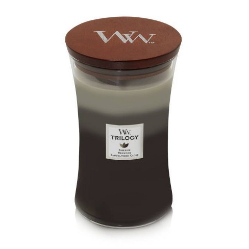 WoodWick Warm Woods Large Trilogy Candle