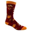 Crazy Dog T-Shirts Women's Pumpkin Spice Socks Funny All Autumn Halloween Thanksgiving Novelty Footwear - 3 of 4