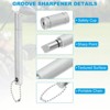 Unique Bargains Golf Stainless Steel Portable Corrosion-resistant Golf Club Groove Sharpener - 3 of 4