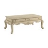 52" Coffee Table with 2 Drawers, Cabriole Legs, Scrolled Apron for Living Room - 2 of 4