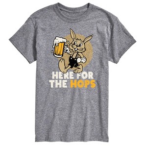 Men's - Instant Message - Here For The Hops Short Sleeve Graphic T-Shirt - 1 of 4
