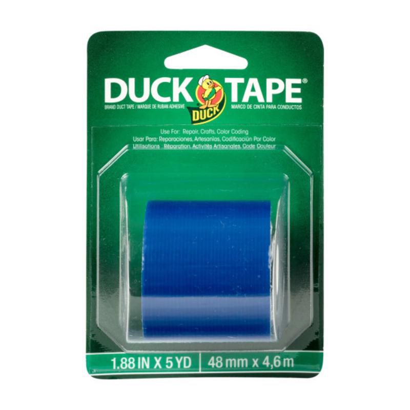 Duck 1.88 in. W X 5 yd L Blue Solid Duct Tape, 1 of 2