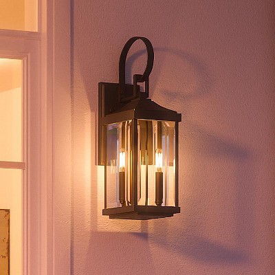 Urban Ambiance Luxury Colonial Outdoor Wall Light,  21-3/4" x 7",  Olde Bronze Finish, UHP1193