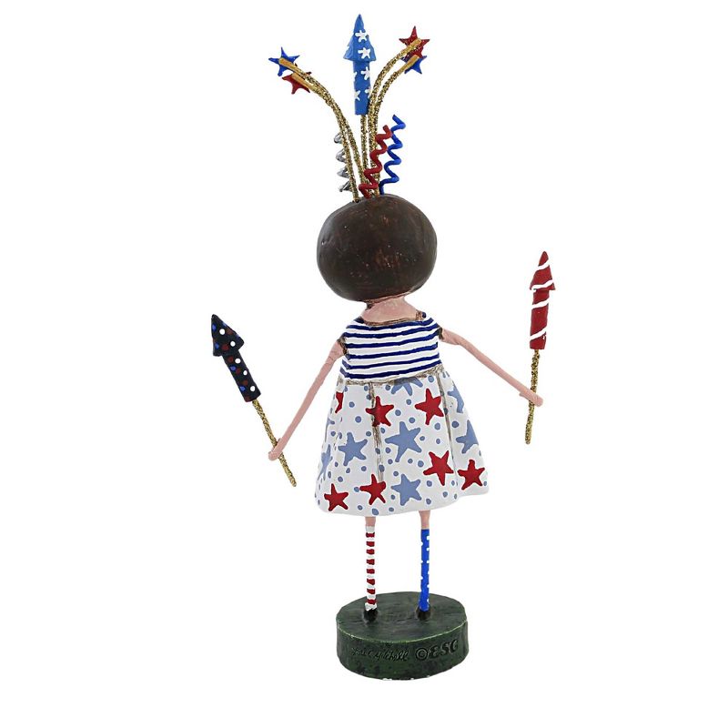 Lori Mitchell 8.5 Inch Putting On A Show Stars Stripes July Fourth Figurines, 3 of 4