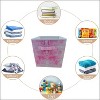 DOMETOUR 6 Piece Cube Storage Bins, 11 Inch Collapsible Storage Cube Organizer with Handle - 3 of 4