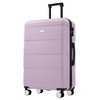 Vynxaria 3-Piece Hardshell Luggage Set: 20"+24"+28" with Double Spinner Wheels, Password Lock, Lightweight - 2 of 4