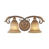 Livex Lighting Villa Verona 2 - Light Vanity in  Verona Bronze/Aged Gold Leaf - 3 of 4