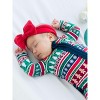 RuffleButts SoftSnooze Baby Girls Ruffle One Piece Footie Pajama - 3 of 4
