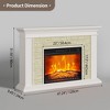 Vlrska 47'' Electric Fireplace with Remote Control and Adjustable Flame Settings - 2 of 4