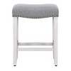 WestinTrends Upholstered Saddle Seat Bar Stool - 3 of 4