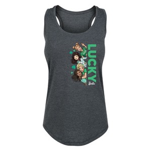 Women's - Barbie - Lucky Graphic Racerback Tank - 1 of 4