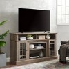 HDZNVF Classic TV Media Stand Modern Entertainment Console for TV Up to 65 inch with Open and Closed Storage Space, Gray Wash - 2 of 4