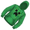 Boys Minecraft Video Game Hoodie - Black and Green Creeper Face - Official Minecraft Costume Hoodie Sweatshirt (Green Creeper, X-Small) - 4 of 4