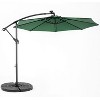 KTMBDW 10ft Patio Umbrella Outdoor Square Large Cantilever Windproof Offset and Heavy Duty Sun Umbrella for Garden Deck Pool,(No Base) - 4 of 4