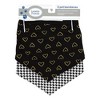 Luvable Friends Dog Reversible Pet Dog and Cat Bandana Bibs 2pk, Houndstooth Hearts, One Size - 2 of 4
