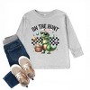 The Juniper Shop On The Hunt Dino Toddler Long Sleeve Tee - 2 of 4