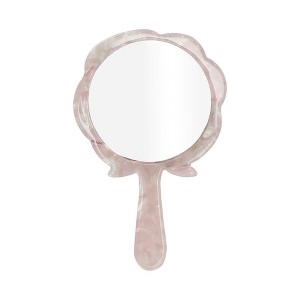 Unique Bargains Roses Shaped Handheld Mirrors 1 Pc - 1 of 3