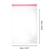 Unique Bargains Dust Prevention with Hole Clear Self Sealing Bags 25 Pcs - 4 of 4