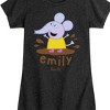 Girls' - Peppa Pig - Emily Elephant Mud Puddle Fitted Short Sleeve Graphic T-Shirt - 2 of 4
