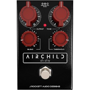 J. Rockett Audio Designs Airchild 660 Compressor Effects Pedal Black and Oxblood - 1 of 4