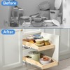 LOVMOR Pull Out Cabinet Organizer 10.5" W x 21" D, Soft Close Slide Out Drawer Storage for Kitchen, Pull-Out Organizer Storage for Base Cabinet - 3 of 4