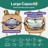 BabbleRoo Diaper Bag Backpack for Stylish Parents, Spacious Baby Bag, Versatile Baby Diaper Bag - 3 of 4