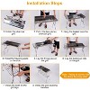 LakeForest "Portable Foldable Charcoal BBQ Grill – Stainless Steel for Picnics, Camping, and Backyard Cooking" Silver - 3 of 4