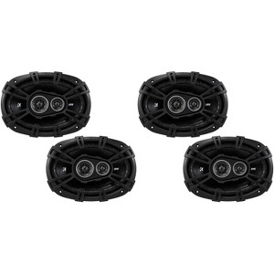 Kicker DSC6930 6x9-Inch (160x230mm) 3-Way Speakers w/ 43DSC69304 6x9" Coaxial Bundle - 1 of 4