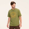 Adult Dept of Forestry Graphic Print Short Sleeve Crewneck T-Shirt - Woolrich x Target Olive Green - 2 of 4
