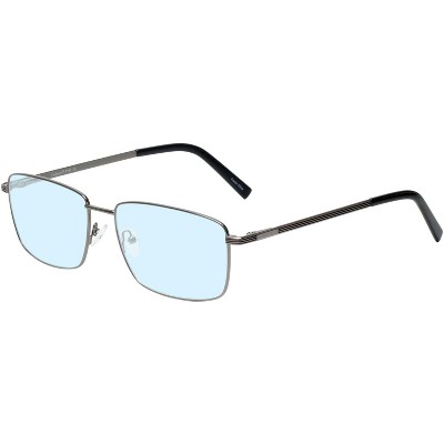 Enhance BIG&TALL EN4161 Mens Blue Light Blocking Designer Eyeglasses Brown 60 mm +0.25 Custom Lens Non-Refundable