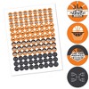 Big Dot of Happiness Basketball - Let the Madness Begin - College Basketball Round Candy Sticker Favors - Labels Fits Chocolate Candy (1 sheet of 108) - 2 of 4