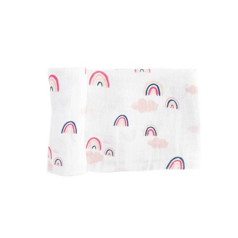 Organic cotton muslin swaddle hot sale