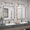 KIOTEE Rectangular Aluminum Alloy Framed and Tempered Glass Wall Bathroom Vanity Mirror in Matte Black - 2 of 4