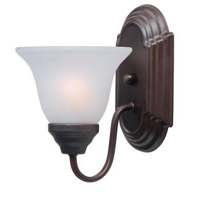 Maxim Lighting Essentials - 801x 1 - Light Wall Light in  Oil Rubbed Bronze