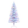 Whisen 5FT Prelit Artificial Christmas Tree with Realistic Branches, LED Lights, Fiber Optics and 180 Tips - Antique Blue - 4 of 4