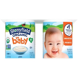Stonyfield Organic YoBaby Whole Milk Yogurt - 1 of 4
