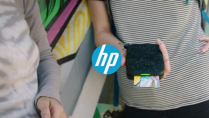 HP Sprocket Portable 2x3" Instant Photo Printer Print Pictures on Zink Sticky-Backed Paper from your iOS & Android Device., 2 of 11, play video