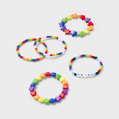 Pride Adult Friendship Bracelet Rainbow Wristwear Accessory