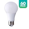 Simply Conserve 60-Watt Equivalent A19 Dimmable LED Light Bulb Contractor Pack, 2700K Soft White, 60-pack - 2 of 4