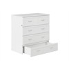 HomeStock Northfield White Twin XL Solid Wood Murphy Bed Chest - 4 of 4