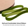 Unique Bargains Velvet Single Side Christmas Vintage Ribbon 1 Pc - 2 of 4