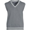 Lands' End Men's Cotton Drifter Sweater Vest - 3 of 4