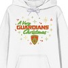 Guardians Of The Galaxy Holiday Special A Merry Guardians Christmas Long Sleeve White Unisex Adult Hooded Sweatshirt - 2 of 3